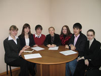 Встреча со школьниками, Новосибирск